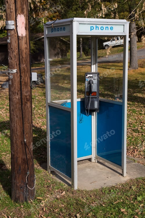 Preview: A Classic Phone Booth Still In Use In Rural Pennsylvania.