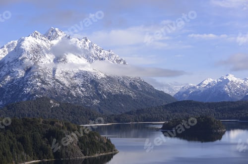 Preview: Aereal View Of The Tourist Circuit Of Nahuel Huapi National Park, San Carlos De Bariloche
