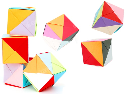 Preview: Origami Cube Cakes