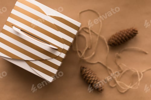 Preview: Christmas Gift Box Wrapped For Holiday