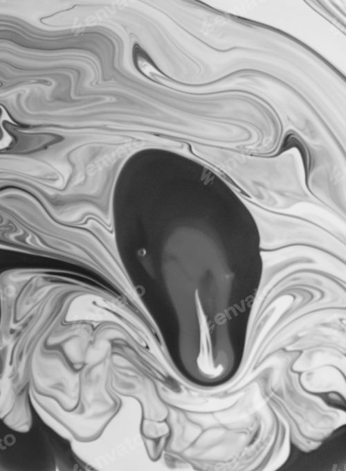 Preview: Abstract Black And White Mixed Texture With Marble Pattern. Abstract Colorful Background As