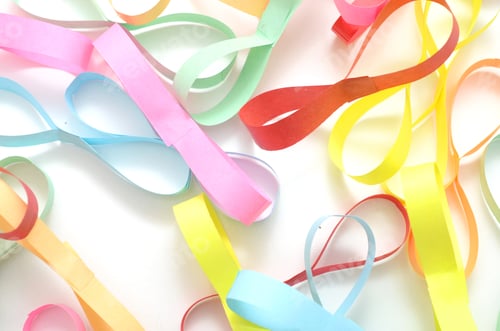 Preview: Colorful Origami Papers Object Texture