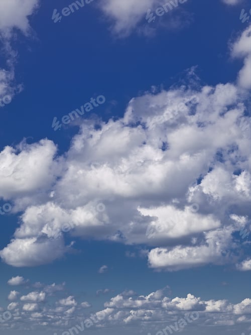Preview: Fluffy Clouds Background