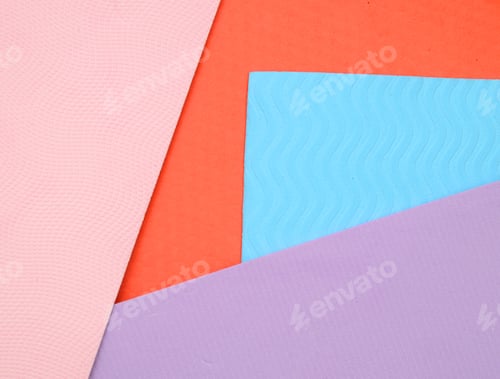 Preview: Color Paper Texture And Background, Isolated On White