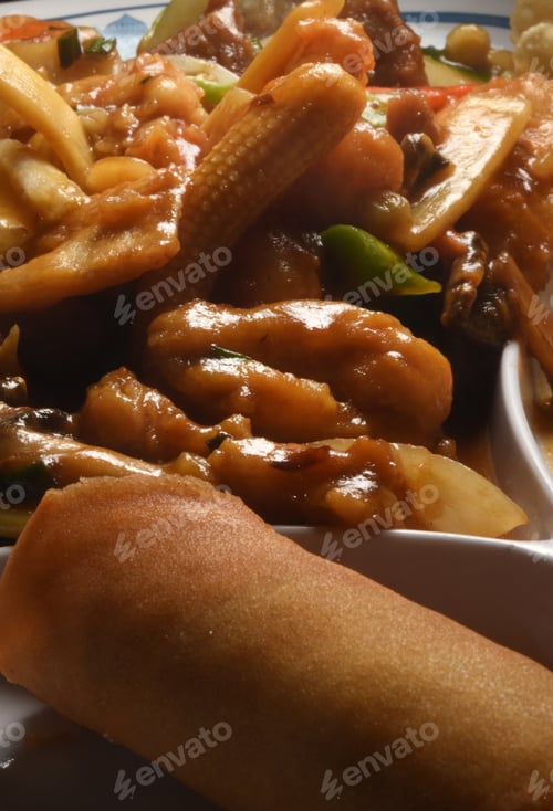Preview: Happy Family Meal Shown Vertical