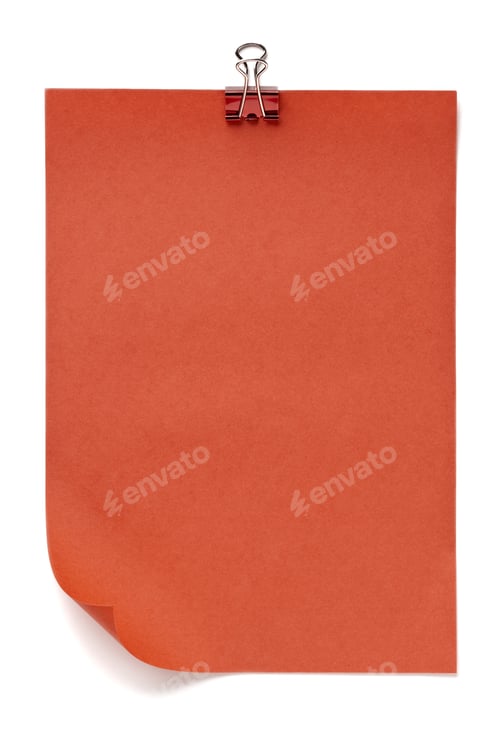 Preview: Paper Sheet Texture Background; Isolated On White Background