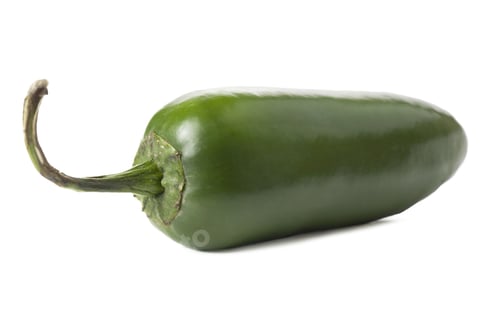 Preview: Jalapeno Pepper Isolated On White Background
