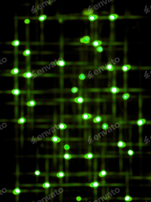 Preview: Diffused Circular Lights Blurred Bokeh Holiday Background Of Christmas Light