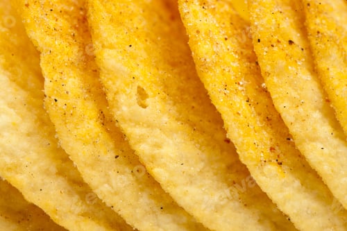 Preview: Potato Chips Isolated On White Background