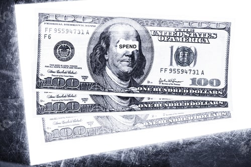 Preview: American Us Dollars Currency Abstract Background
