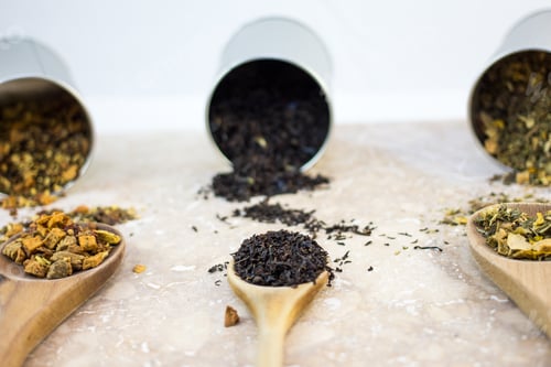 Preview: Tea Leaf On A Wooden Spoon