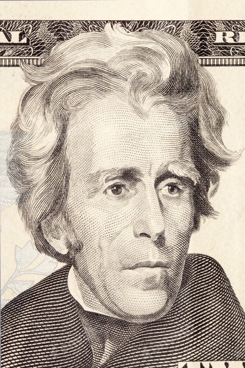 Preview: American Money Closeup Detail Background Jefferson