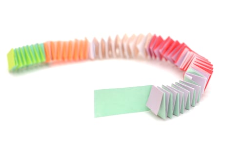 Preview: A Making Welcome Garland Origami Folded