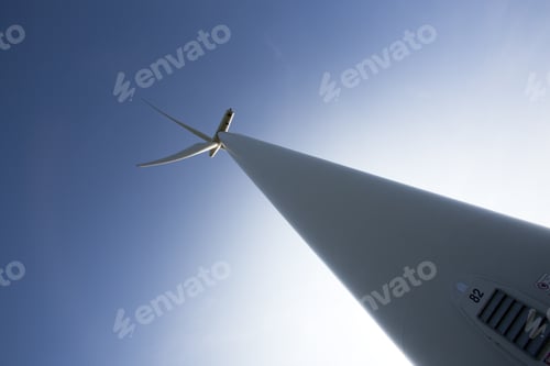 Preview: Wind Turbine In A Field A Dusk