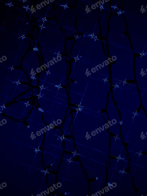 Preview: Abstract Diffused Festive Holiday Background Of Christmas Lights