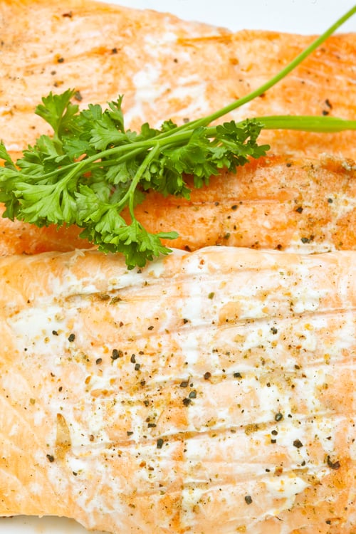 Vista previa: Filete de salmón cocido