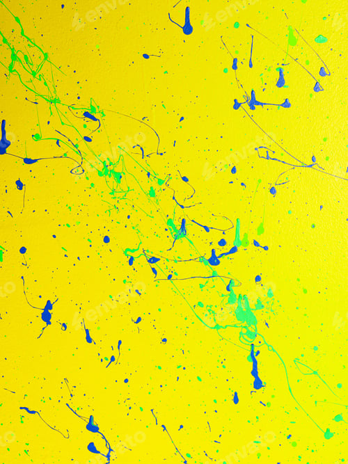 Preview: Abstract Paint Splash Colourful Background