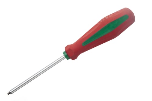 Preview: Red Screwdriver Isolated On White Background