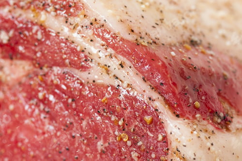 Preview: Uncooked Raw Prime Rib Roast Closeup