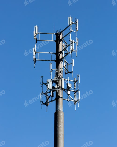 Preview: Cell Phone Antenna Array On A Steel Tower