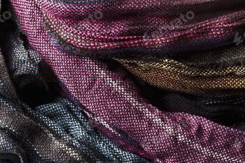 Preview: A Close-Up Image Of A Colorful Scarf