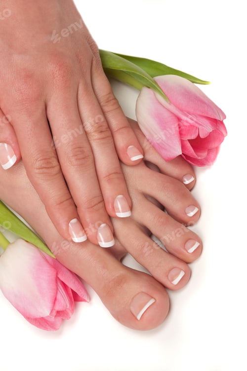 Preview: Pedicured Feet In An Easter Spa