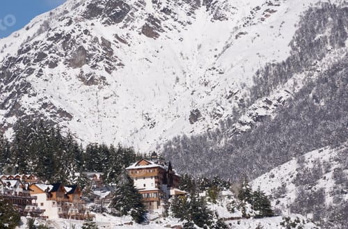 Preview: View Of The Ski Center, San Carlos De Bariloche, Patagonia, Argentina. The Cerro Catedral