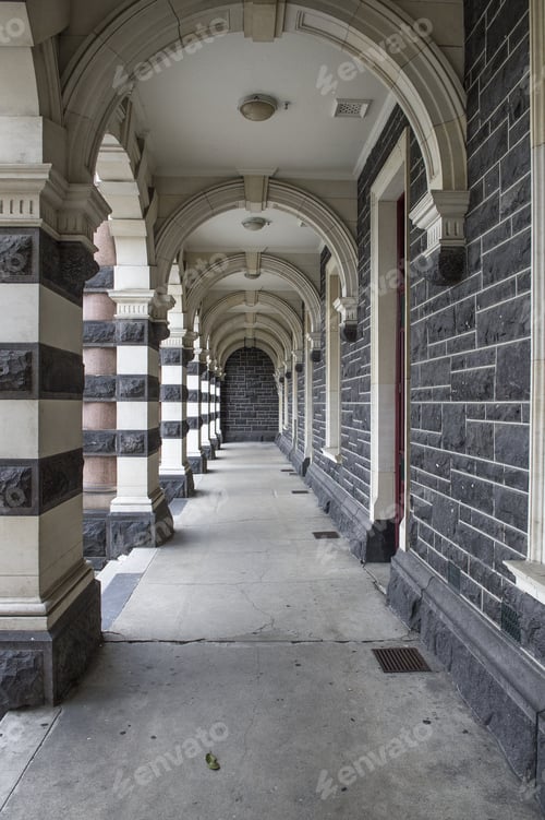Preview: Architectural Arches In Historic Building