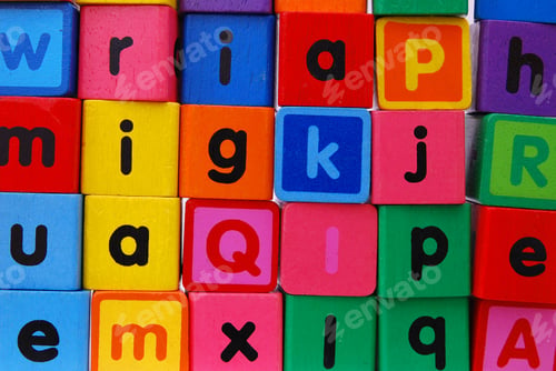 Preview: Abc Alphabet Block Background