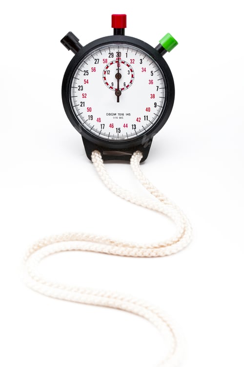 Preview: Stop Watch Isolated On White Background