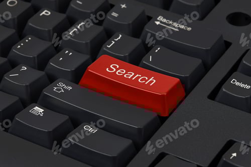 Preview: Red Key Highlighting 'Search'