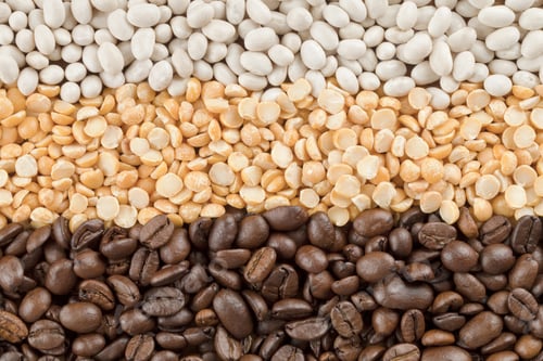 Preview: Multicolour Dried Legumes For Horizontal Background, Different Dry Bean For Eating Healthy