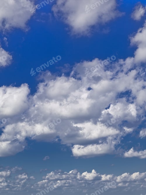 Preview: Fluffy Clouds Background