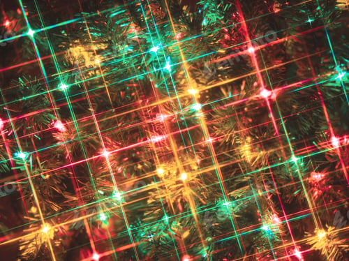 Preview: Festive Holiday Background Of Christmas Lights