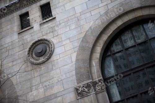 Preview: Architectural Detail Of An Old Office Building In Toronto Canada