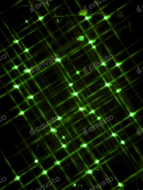 Preview: Diffused Circular Lights Blurred Bokeh Holiday Background Of Christmas Light