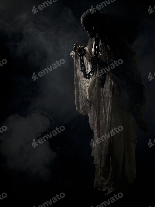 Preview: Werewolf Scary Figure Halloween Themed Image