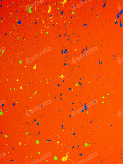 Preview: Abstract Paint Splash Colourful Background