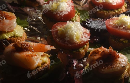 Preview: Horizontal Close Up Of Tapas Combo