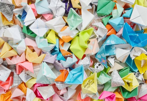 Preview: Origami Ships (Paper Boat) Background