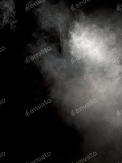 Preview: Smoke Background On Black