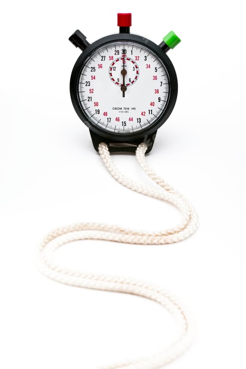 Preview: Stop Watch Isolated On White Background