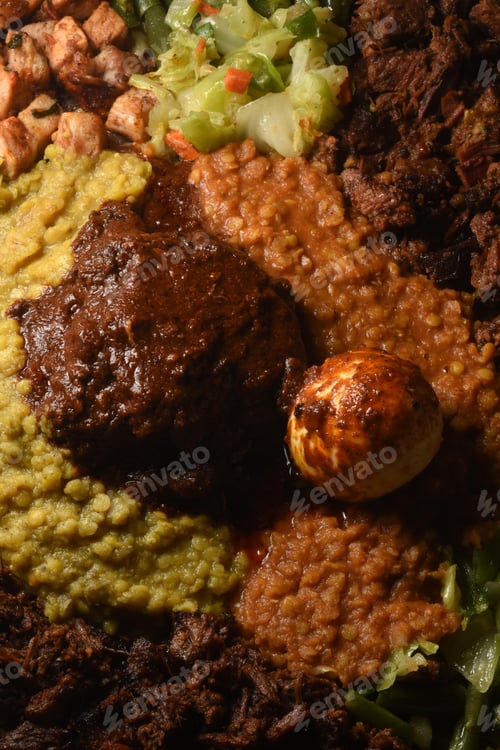 Preview: Ethiopian Cuisine Close Up Vertical