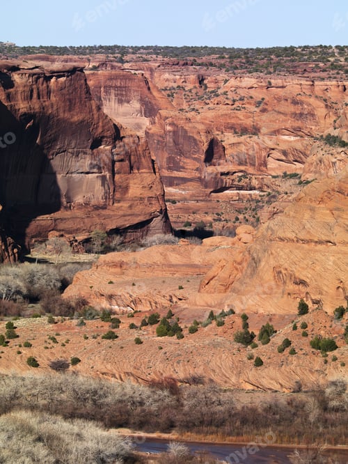 Preview: View Of Red Rock Formation.