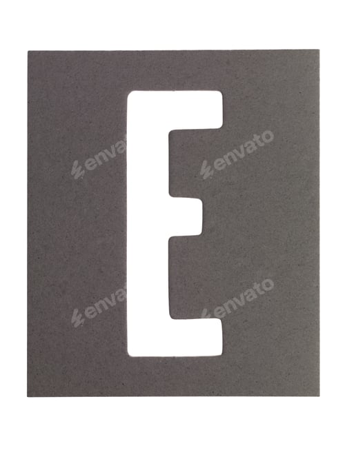 Preview: Typography Image With Texture Of The Letters 'E'