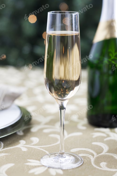 Preview: Wine Festive Christmas Holiday Background