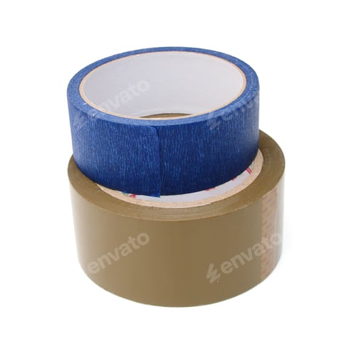Preview: Duct Tape Isolated On White Background
