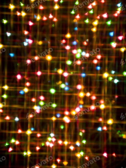 Preview: Festive Diffused Christmas Light Background