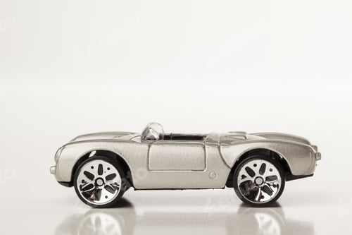 Preview: Children'S Toy Car Isolated On White Background