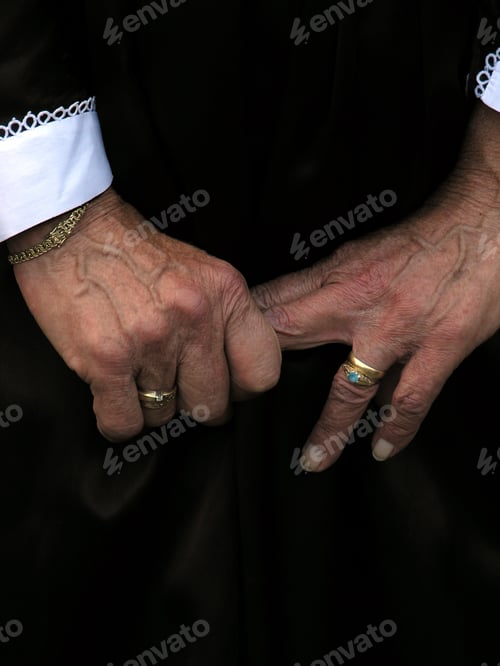 Preview: Hands Of Elderly Woman In Belgium